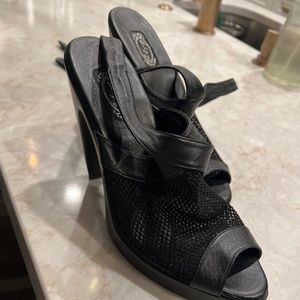 Salpy designer leather heels